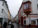 The same evening, Christa & Dieter treated us to a Zimmertheater evening near Bismarckplatz, gateway to Heidelberg's Fu�g�ngerzone, pedestrian zone.